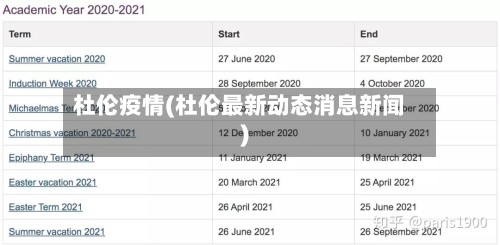 杜伦疫情(杜伦最新动态消息新闻)-第2张图片