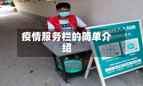疫情服务栏的简单介绍-第2张图片