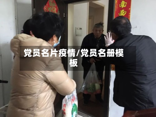 党员名片疫情/党员名册模板