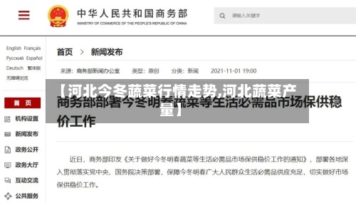 【河北今冬蔬菜行情走势,河北蔬菜产量】-第3张图片