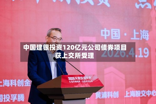 中国建银投资120亿元公司债券项目获上交所受理-第2张图片