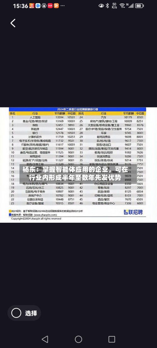 杨东：掌握智能体应用的企业，可在行业内形成半年至数年先发优势-第2张图片