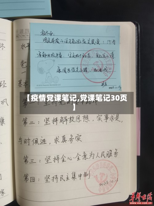 【疫情党课笔记,党课笔记30页】
