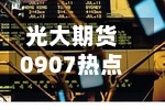 光大期货0907热点追踪：利多出尽遭遇预期转向，焦煤重挫近3%-第2张图片