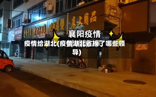 疫情给湖北(疫情湖北省换了哪些领导)
