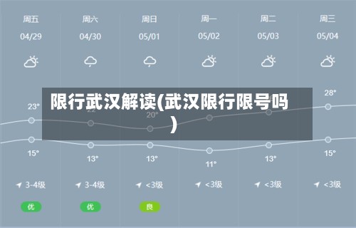 限行武汉解读(武汉限行限号吗)-第3张图片