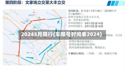 20245月限行(车限号时间表2024)